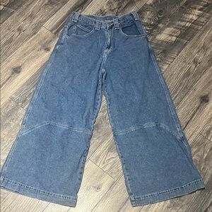 Brandy Melville John Galt Blue Wide Leg  Jeans
